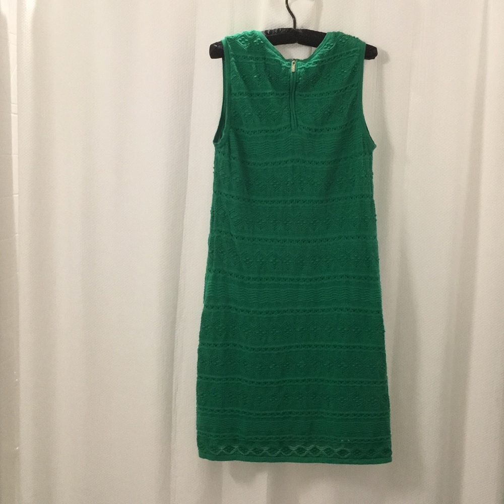 Eliza J Elegant Green Sleeveless Midi Dress - Picture 4 of 5